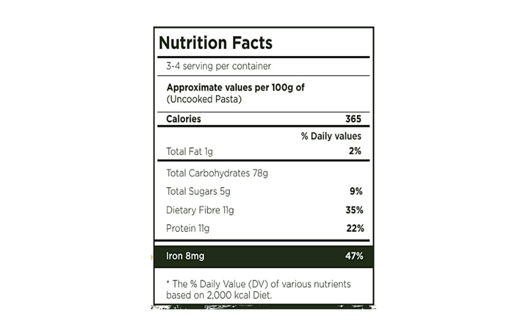Long & Short Veggie Pasta Powered With Spinach Spaghetti   Box  250 grams